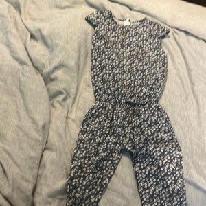 Albion girls floral romper size 6